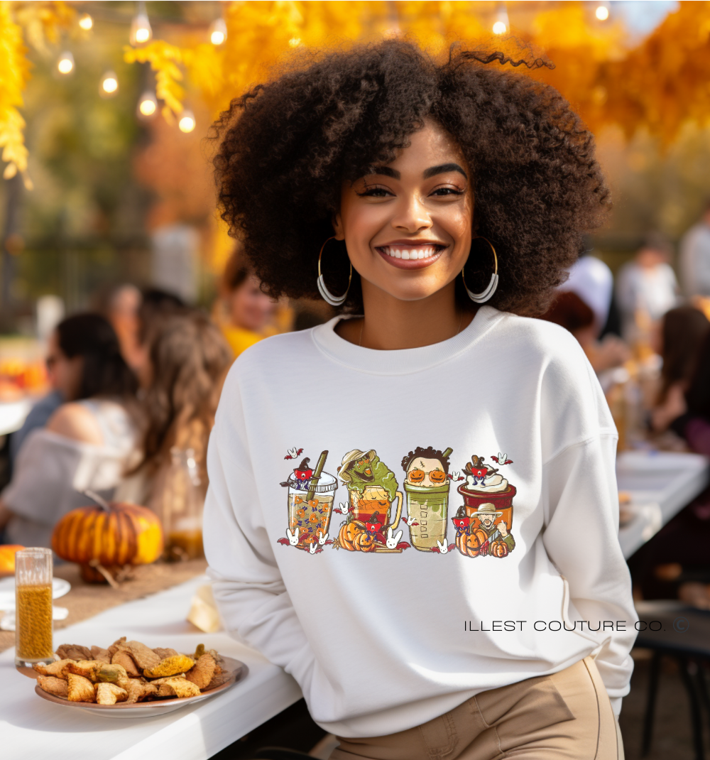 Bad Bunny Halloween Coffee Crewneck