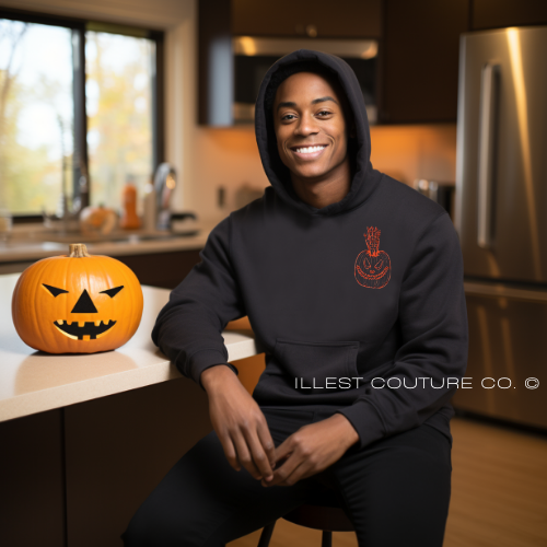 Spooky Pumpkin Pocket Hoodie
