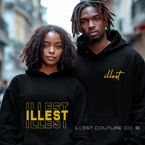 Illest Couple Hoodie Set